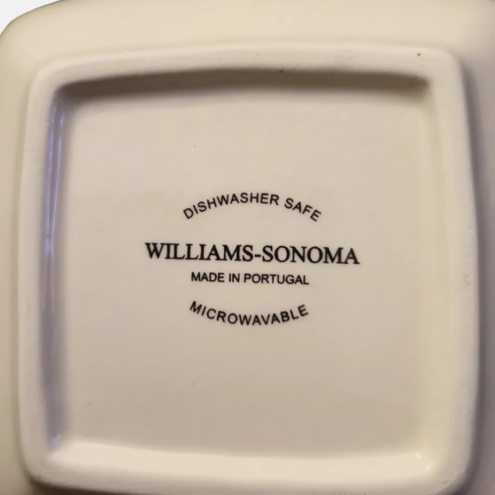 Williams Sonoma Condiment Dishes Set of 3 made in Portugal